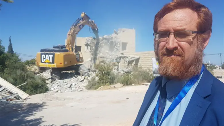 MK Glick in Netiv Ha'avot