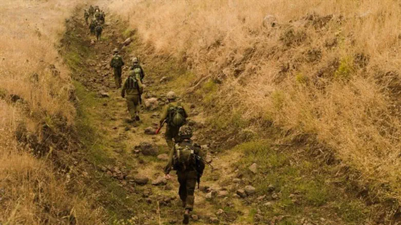 תרגיל ״עוצבת המפץ״ ברמת הגולן