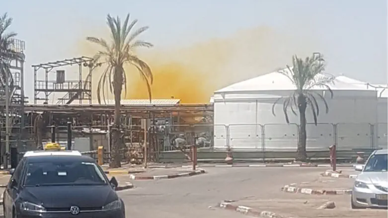 דליפת ברום במפעלי ים המלח