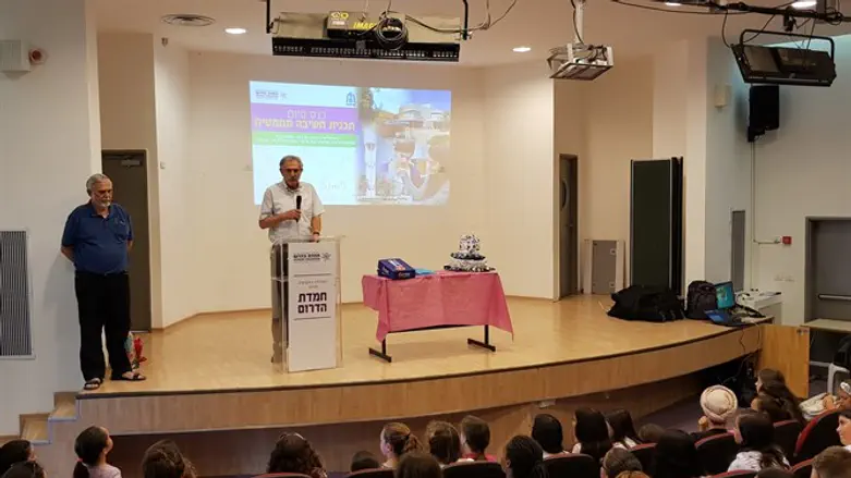 פרופ' קרקובר בטקס