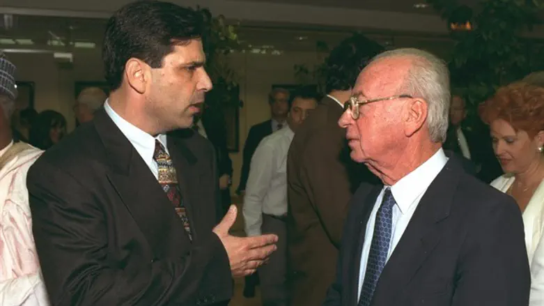 גונן שגב עם יצחק רבין ז"ל