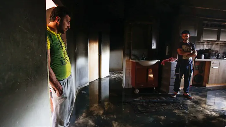 Home that was torched in Duma