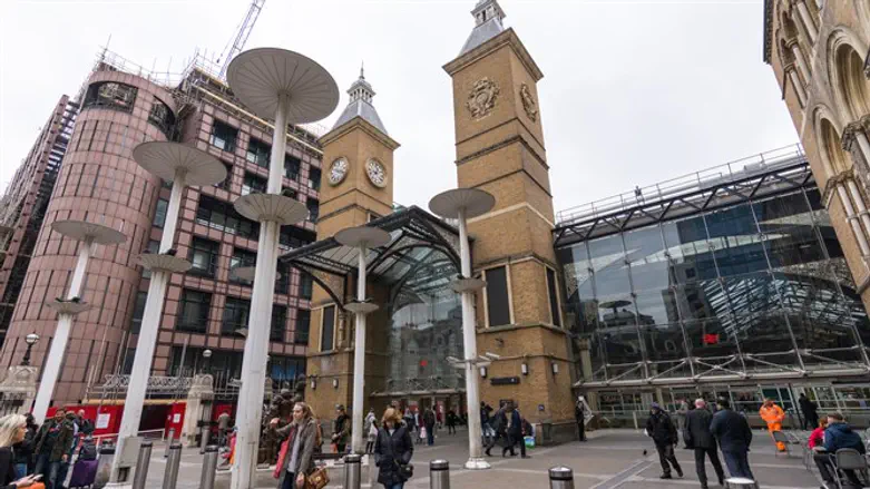 Liverpool station, where children from the Kindertransport arrived
