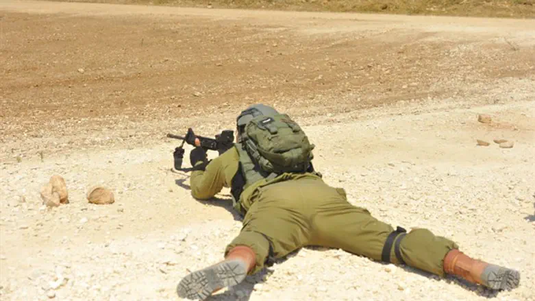 Стрелок ЦАХАЛ. Иллюстрация 