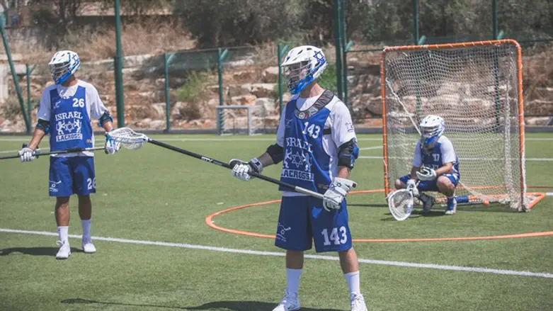 Players of the national Lacrosse team of Israel