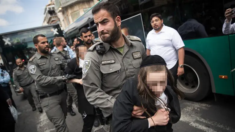 Draft protests, Jerusalem