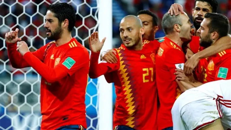 שחקני ספרד חוגגים הערב