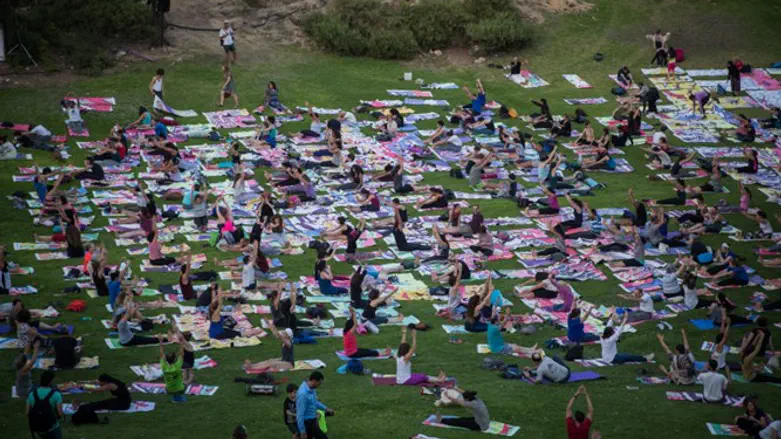 International Yoga Day, Jerusalem