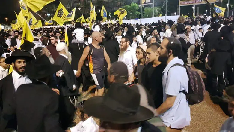 ריקודים באירוע 'משיח בכיכר'