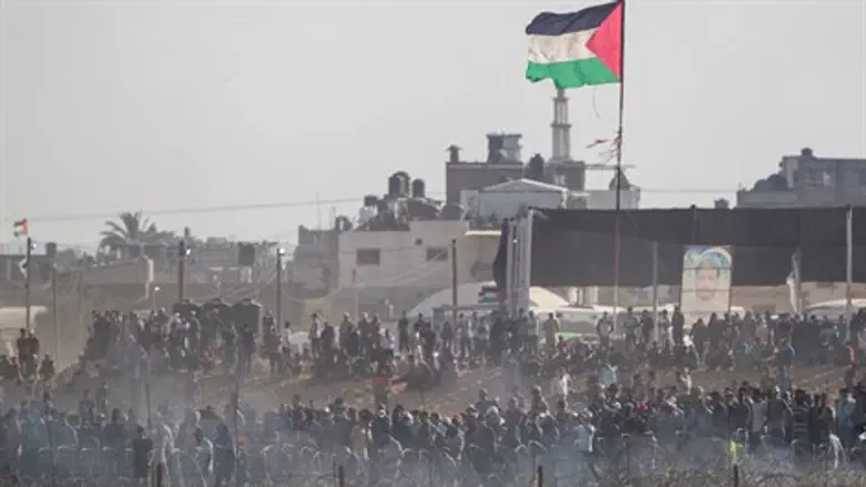 Riot on the Gaza border