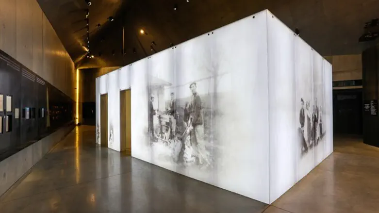 A re-creation of the Ulmas' farmhouse.