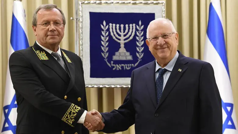 הנשיא ריבלין עם שגריר רוסיה החדש