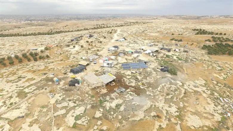 Illegal PA/EU Outpost at Sussiya