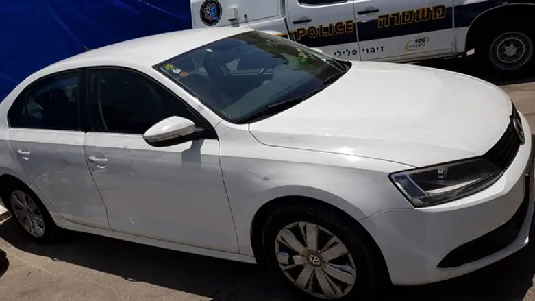 אחד הרכבים שנשדדו