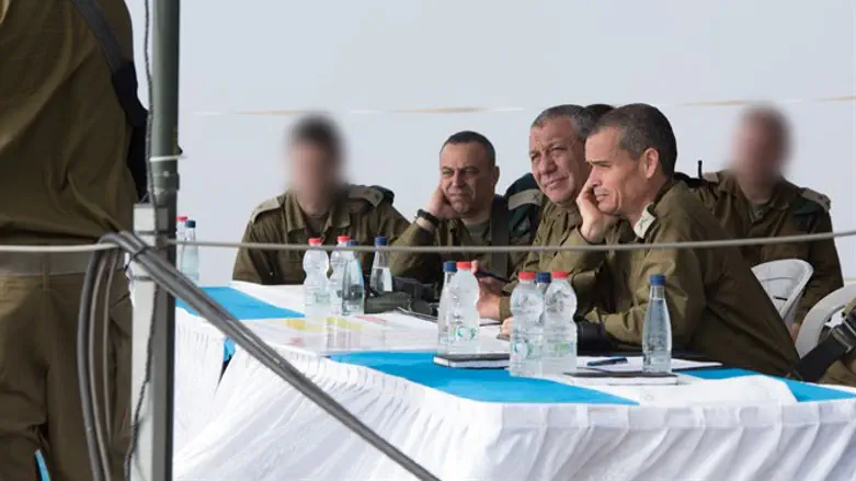 הרמטכ''ל איזנקוט בעוצבת הבשן