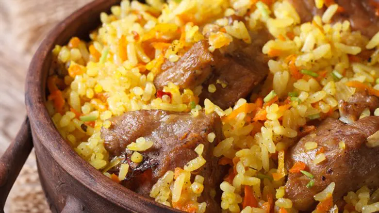 תבשיל מג'דרה עם פרגיות