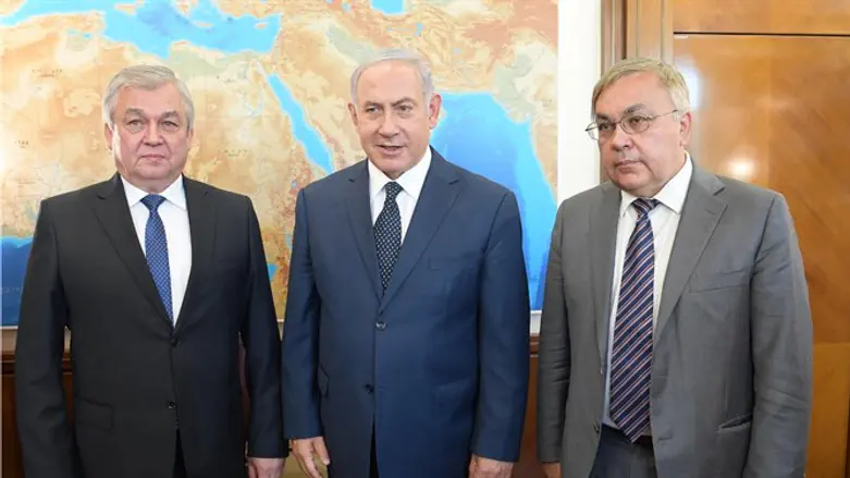 נתניהו עם הבכירים הרוסים