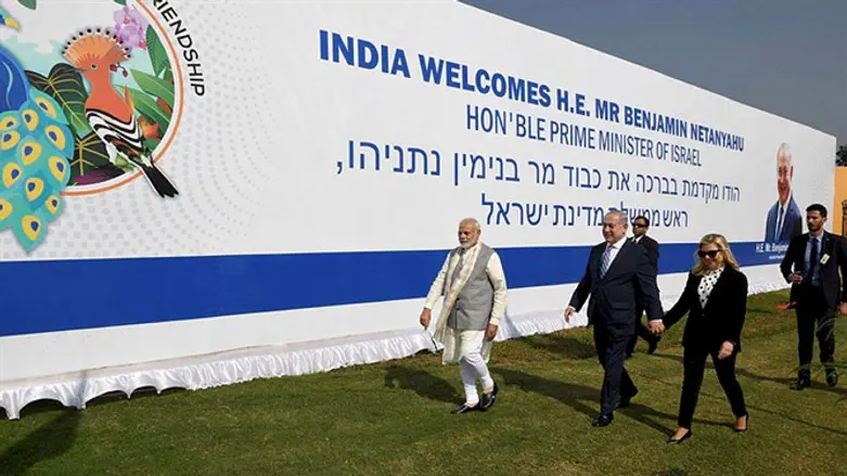 נתניהו בגוג'ראט