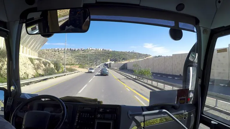 Driving a bus (illustrative)