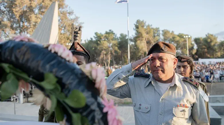 הרמטכ"ל בטקס ההתייחדות