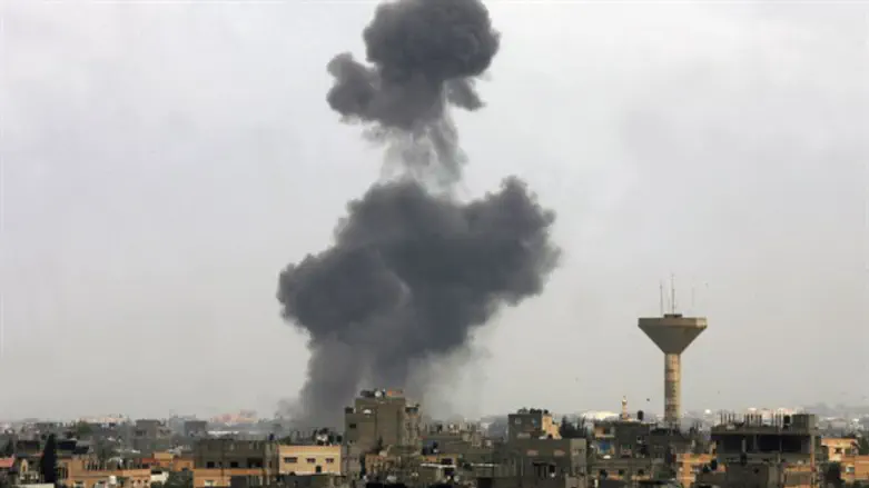 Удар ВВС по сектору Газы (архив)