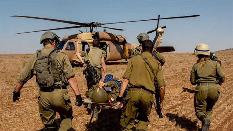 פינוי חייל פצוע