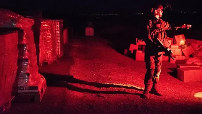 כוח צה''ל בגבול סוריה