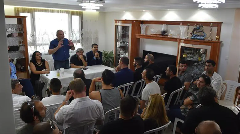 Авигдор Либерман на встрече с жителями Сдерота