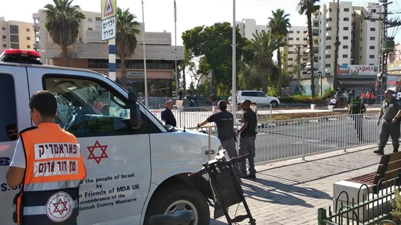 זירת האירוע בעפולה