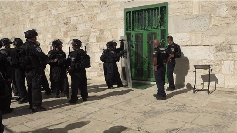 כוחות משטרה בהר הבית, היום