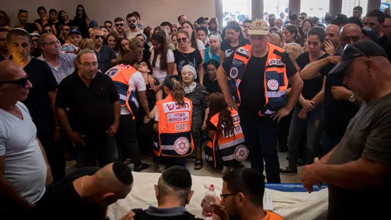 На похоронах 31-летнего Йотама Овадии