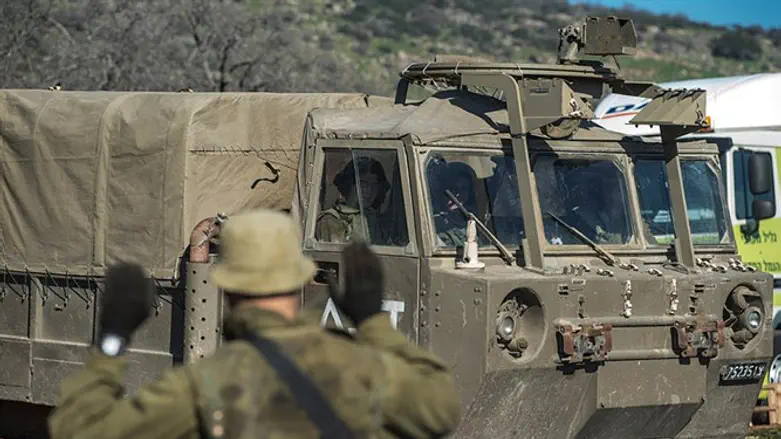 IDF forces seen reinforcing presence in the Golan Heights