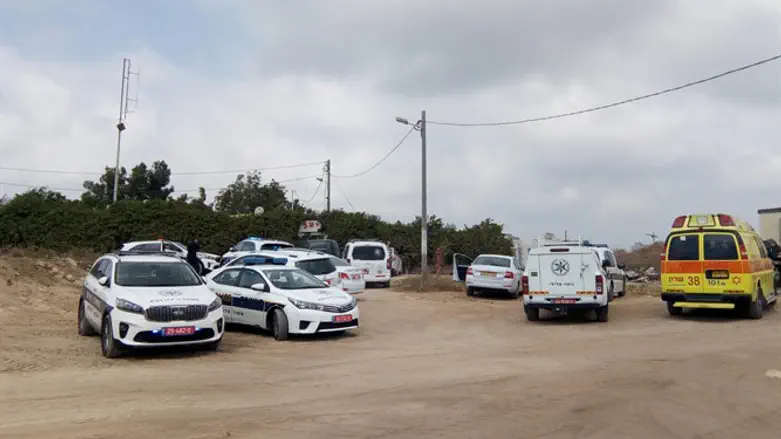 Scene of Netanya murder