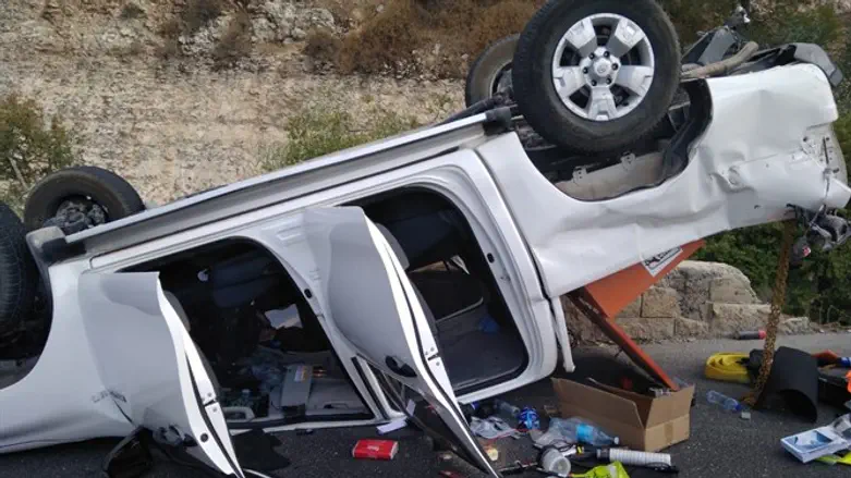 התאונה בכניסה לירושלים