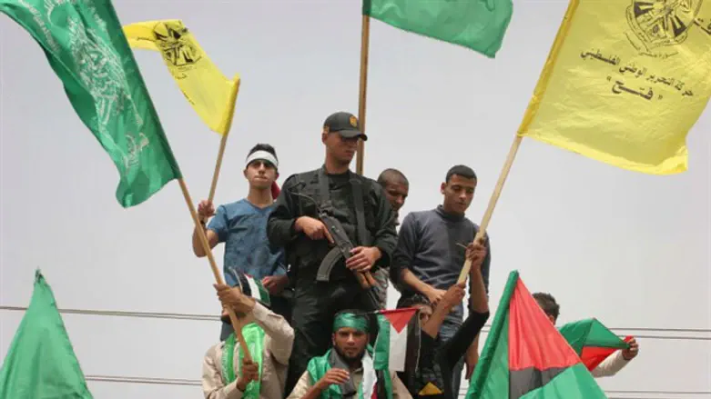 Боевики группировки ХАМАС. Иллюстрация