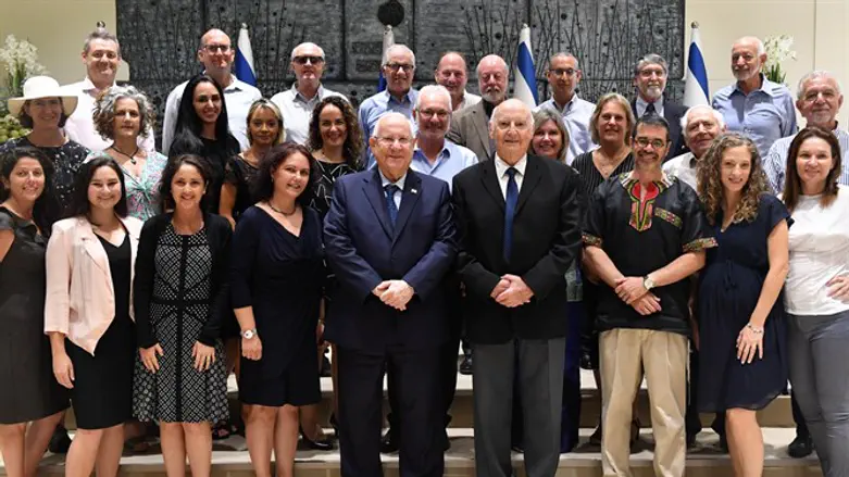 ריבלין עם נציגי הפדרציה הציונית של דרום אפריקה