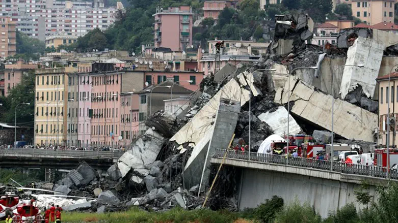 קריסת הגשר באיטליה