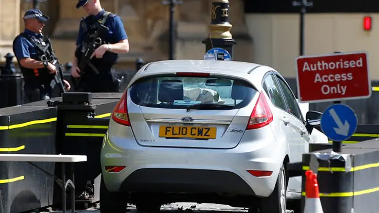 Scene of London ramming incident