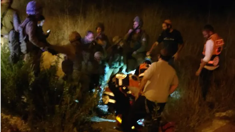 Место теракта у Хават Гилад