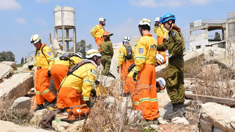 ZAKA commanders' training