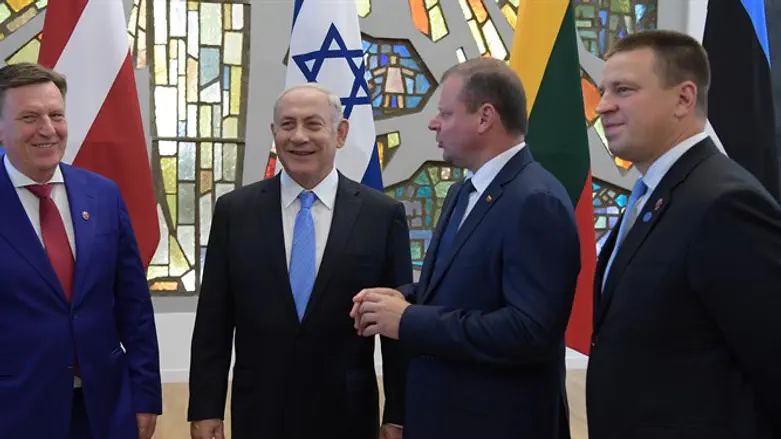 Нетаньяху и лидеры стран Балтии