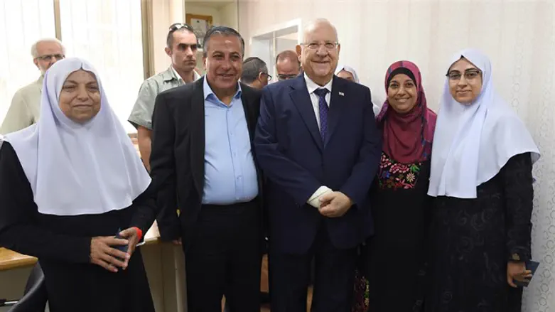 Реувен Ривлин нанес визит в Кфар-Касем