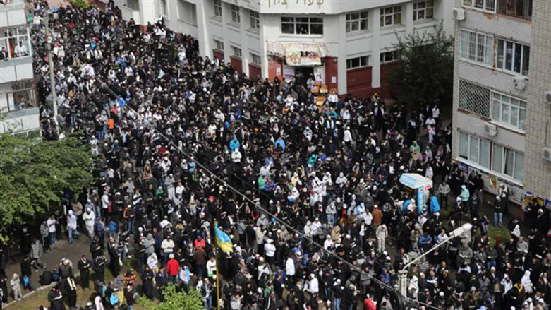 Jewish pilgrims in Uman