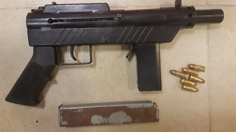 Weapons captured last night