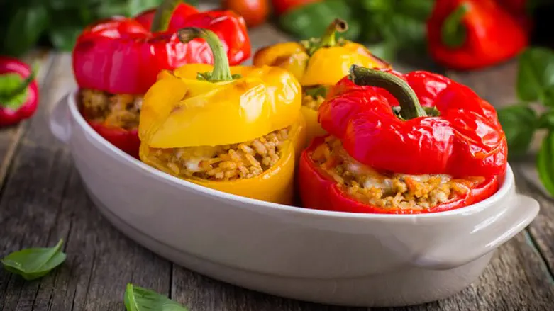 פלפלים ממולאים