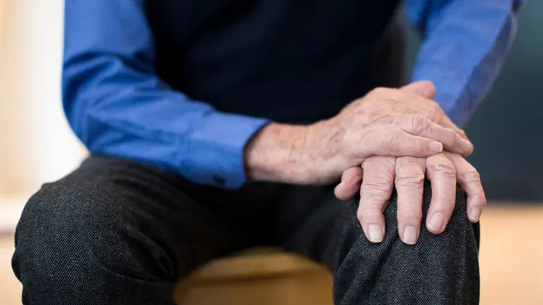 Man suffering with Parkinsons diesease