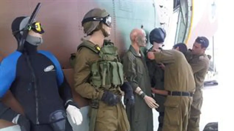 ההרקולס והמוצגים בדרך לתערוכה