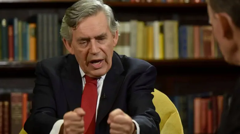 Britain's ex-Prime Minister Gordon Brown