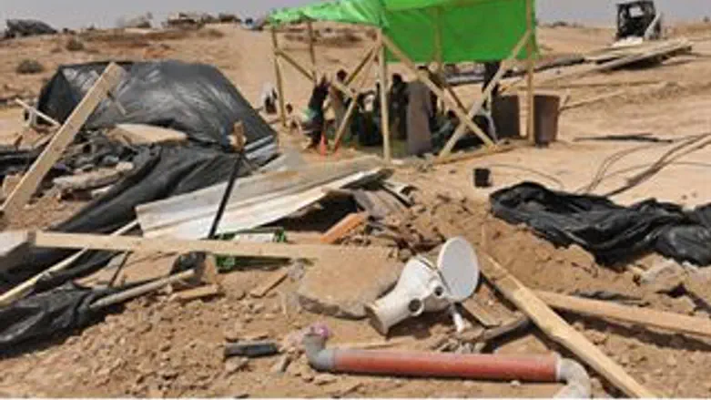 הריסות כפר בדואי