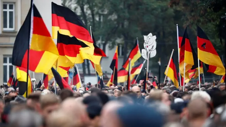 מחאה לאחר רצח בידי מהגרים